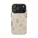 Neutral Pebble Pattern Tough iPhone Case  Shamo's iPhone 17 Pro / Glossy