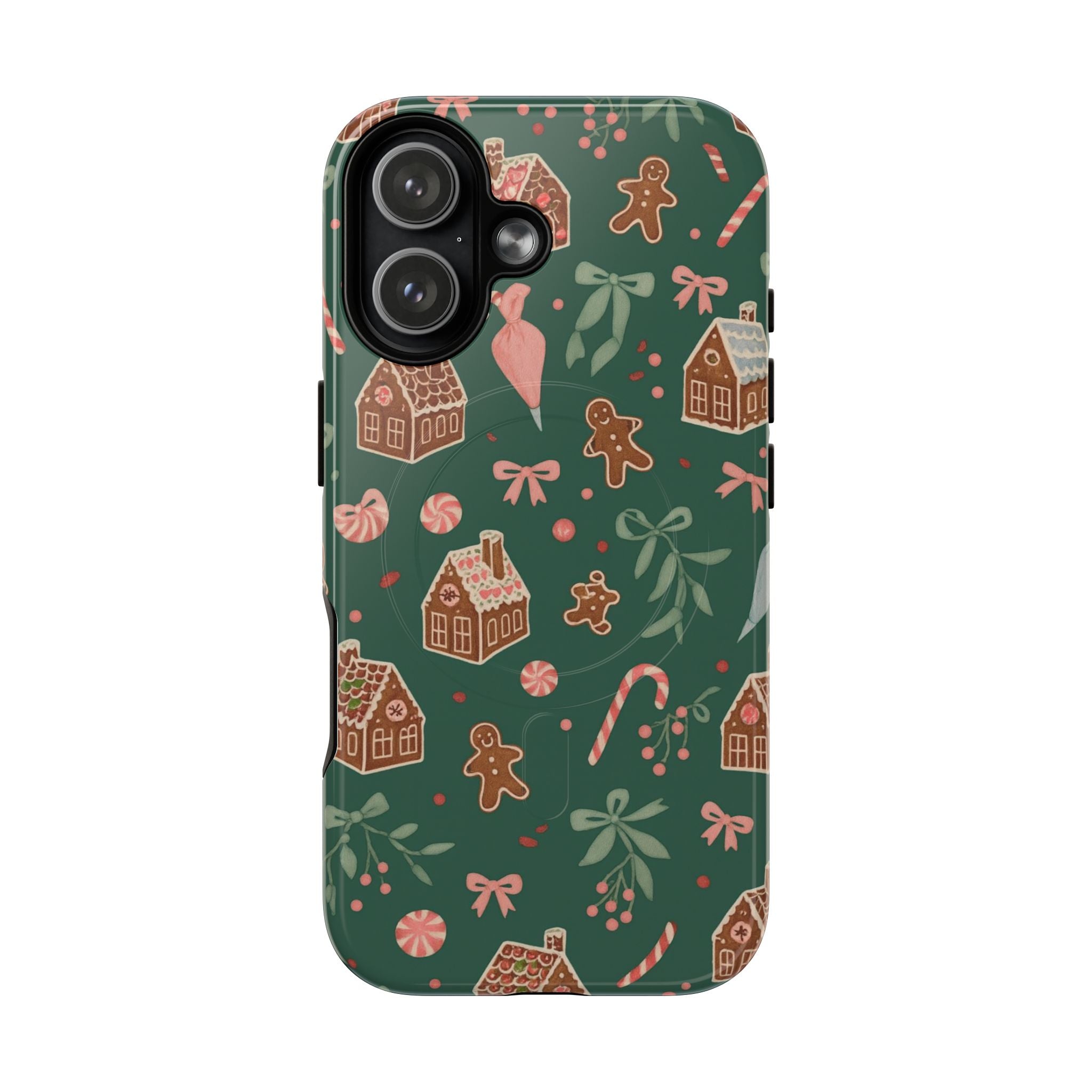 Holiday Gingerbread iPhone Case | MagSafe  Shamo's iPhone 17 Pro Max / Glossy