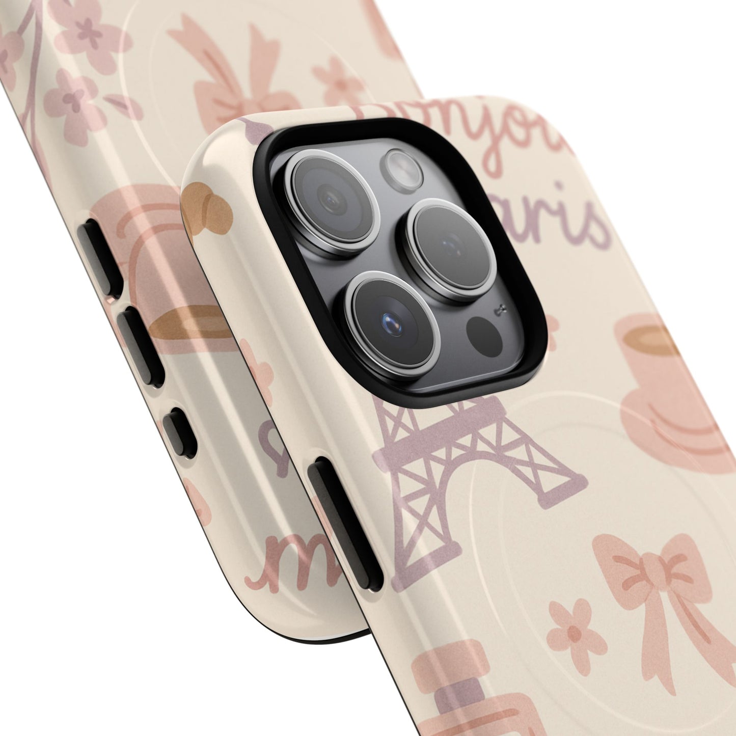 Chic Parisian iPhone Case - with Eiffel Tower Design | MagSafe