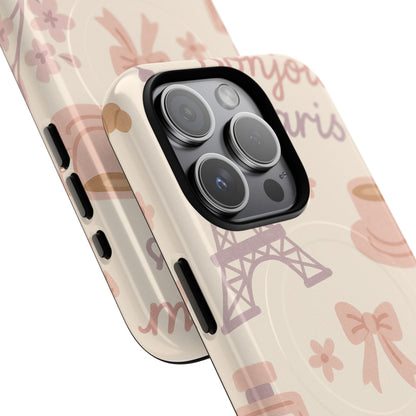 Chic Parisian iPhone Case - with Eiffel Tower Design | MagSafe
