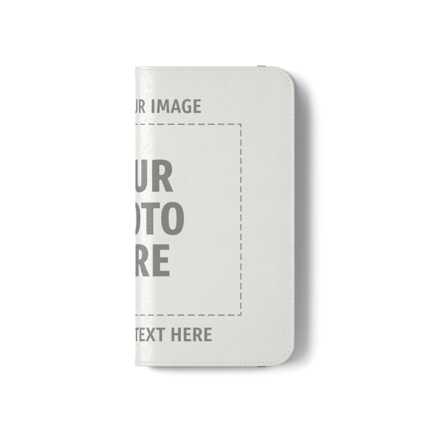 Personalized Flip Wallet Phone Case – Custom Photo & Text Wallet Cover