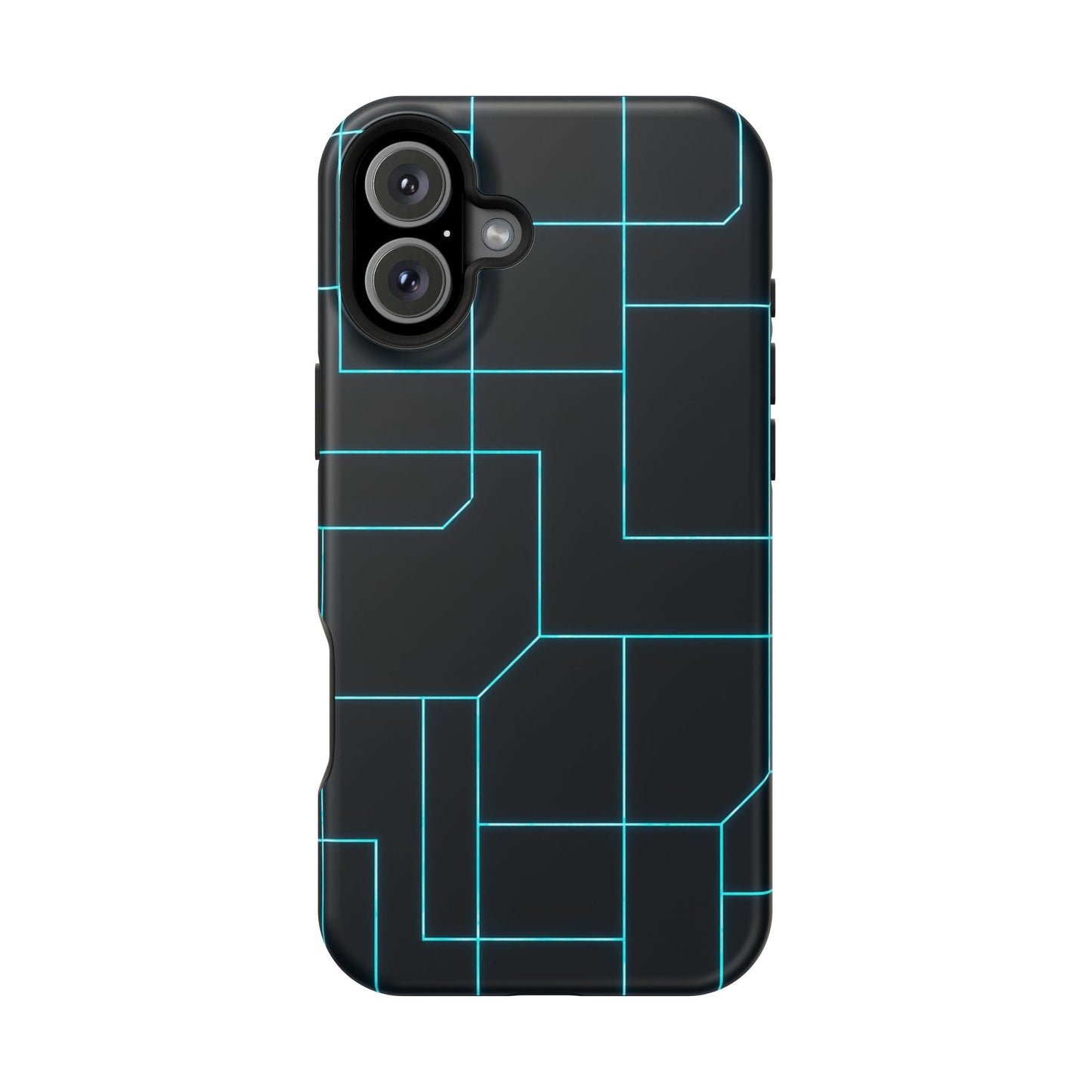 Neon Grid Magnetic Impact-Resistant iPhone Case | MagSafe compatible  Shamo's iPhone 16 Plus / Matte