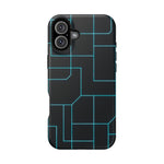 Neon Grid Magnetic Impact-Resistant iPhone Case | MagSafe compatible  Shamo's iPhone 16 Plus / Matte