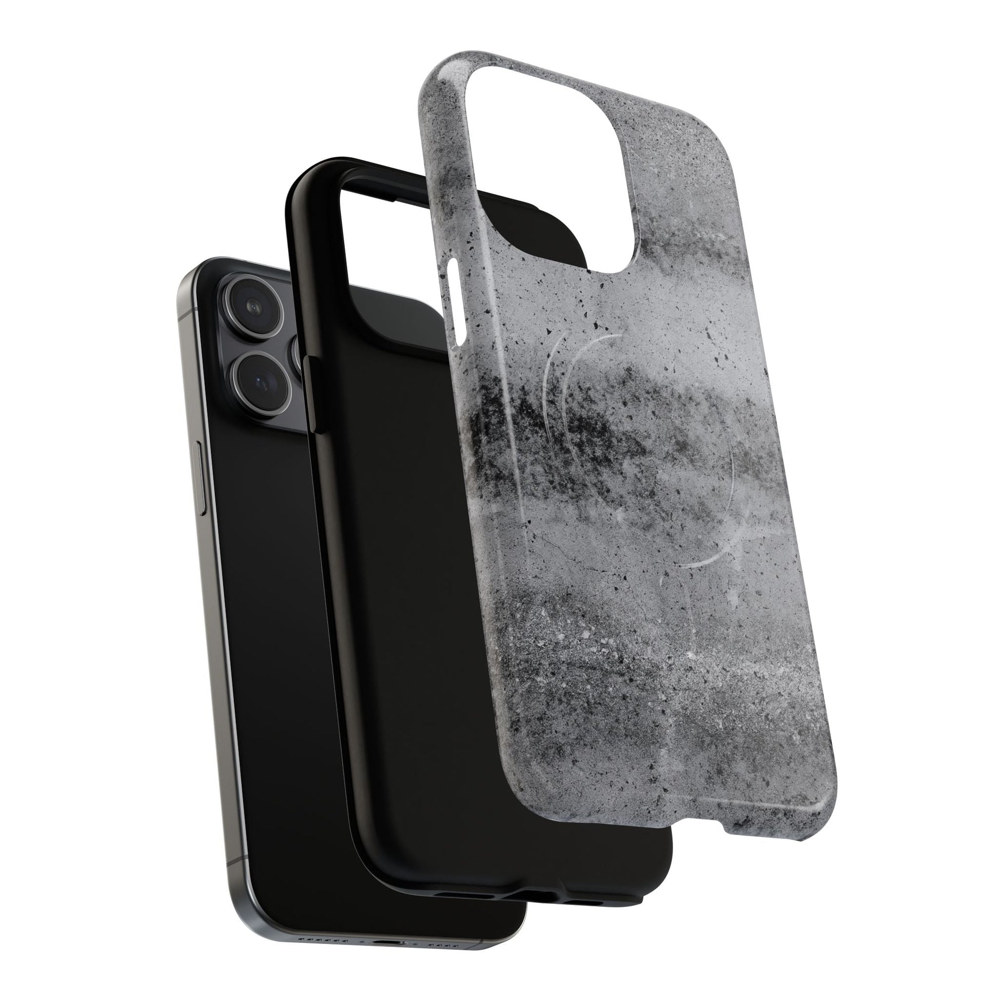 Magnetic iPhone Case - Concrete Pattern with Magsafe Compatibility  Shamo's