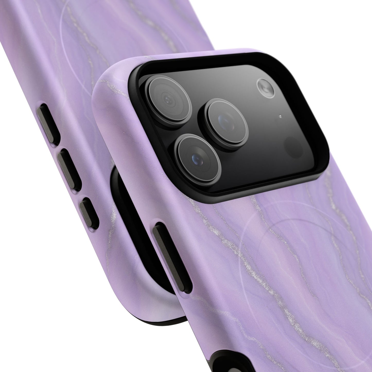 Lavender Marble iPhone Case with MagSafe