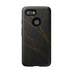Black Marble Tough iPhone Case  Shamo's