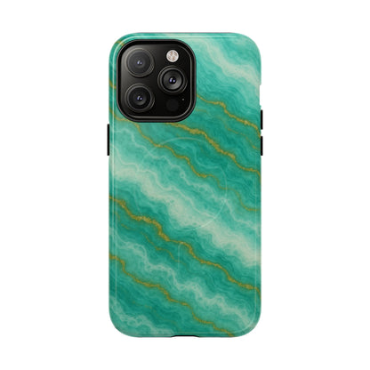 Ocean Marble Flow iPhone Case with MagSafe - Shamo's