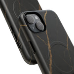 Black & Gold Marble iPhone Case with MagSafe - Shamo's
