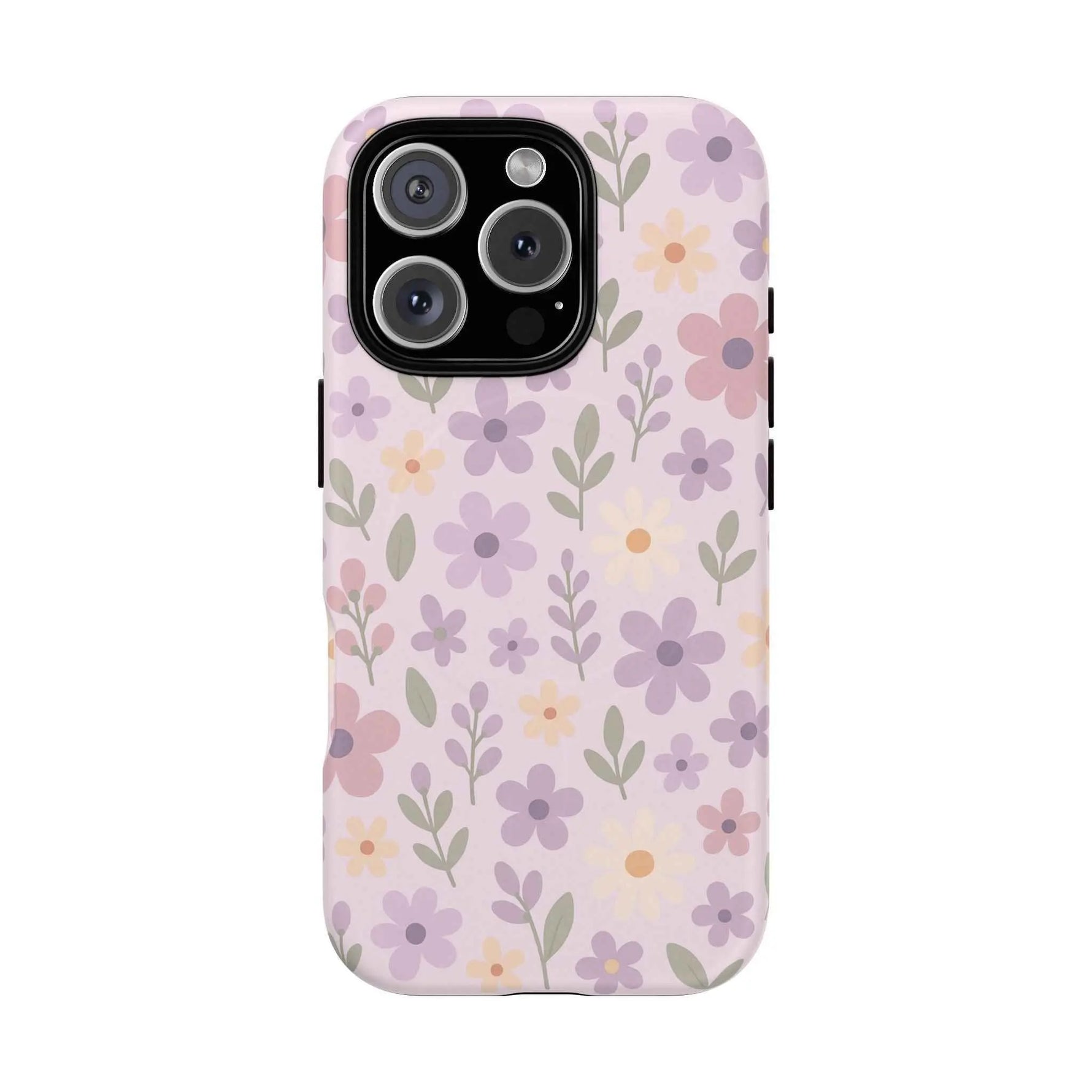 Floral Pattern | Compatible with MagSafe iPhone Case