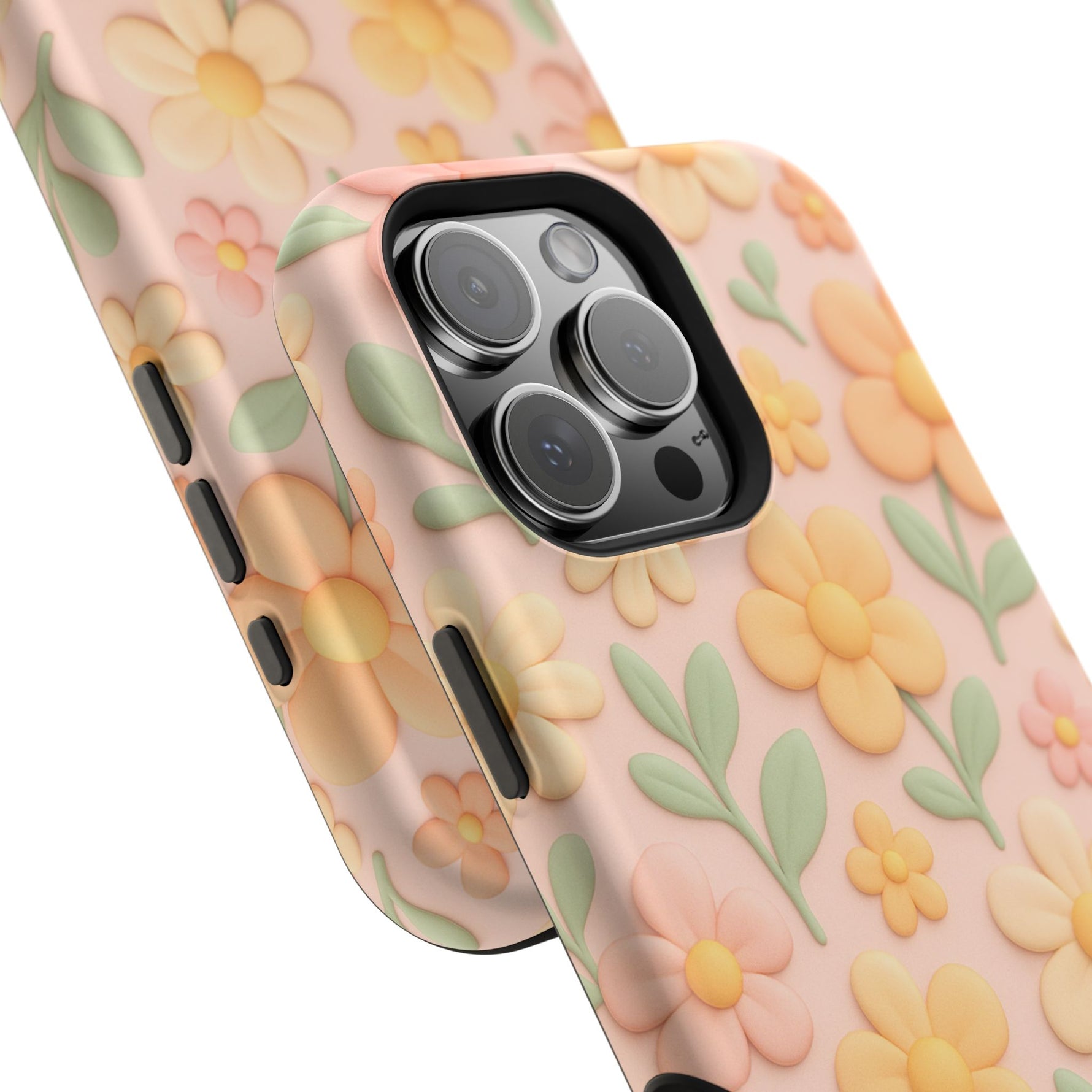 Vintage Floral 3D iPhone Case | MagSafe Compatible - Shamo's