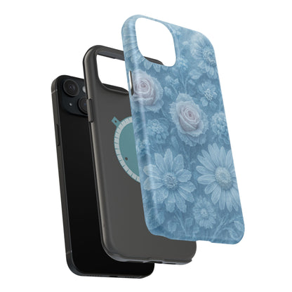 Frozen Beauty Floral Rose iPhone Case | MagSafe compatible  Shamo's