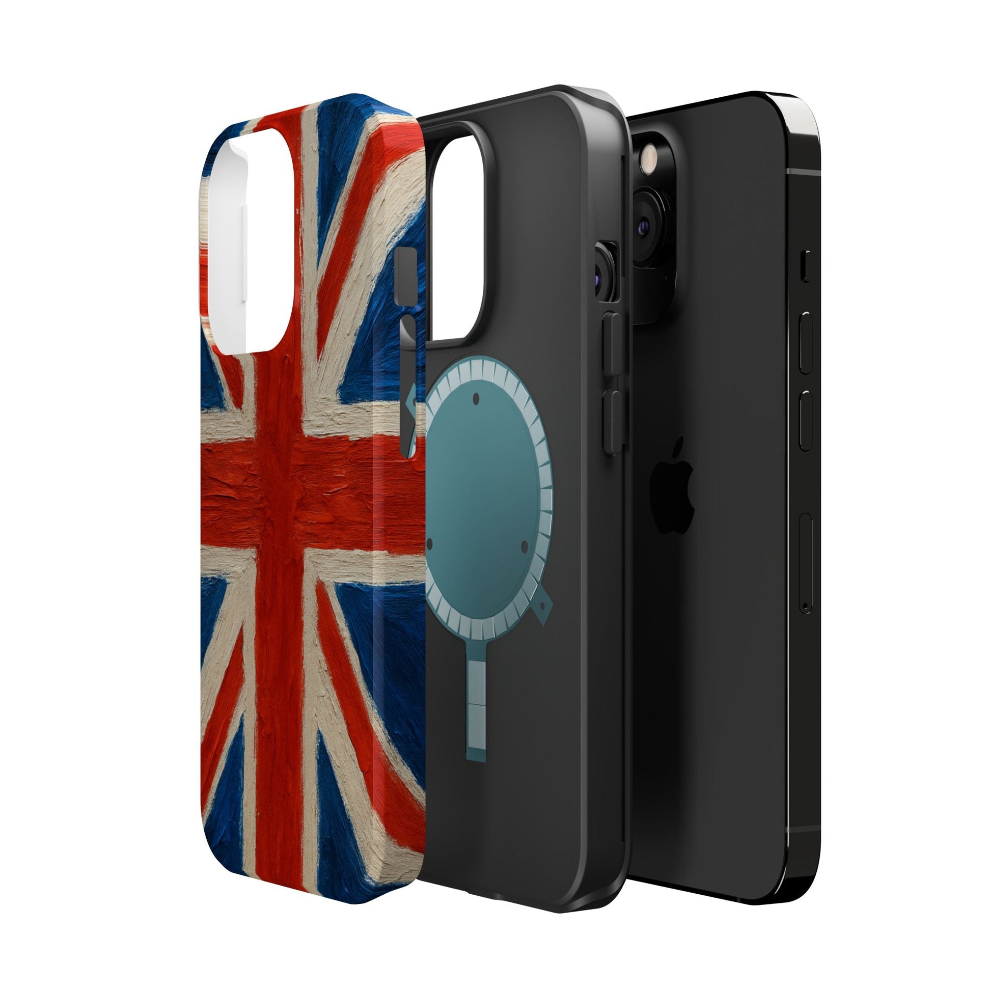 MagSafe Tough iPhone Case — UK Flag Magnetic Impact-Resistant Design  Shamo's