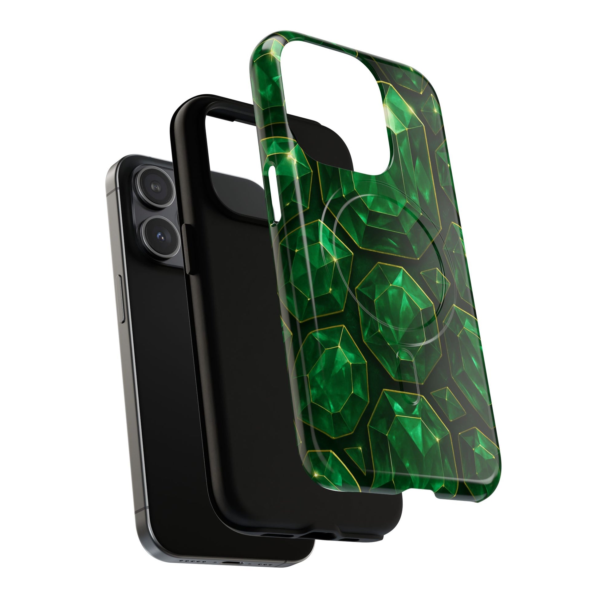 Luxury Series Emerald Gem iPhone Case with MagSafe - Shamo's