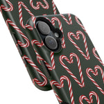 Candy Cane Heart MagSafe Impact-Resistant iPhone Case  Shamo's