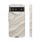 Elegant Gold Wave Tough iPhone Case - Shamo's