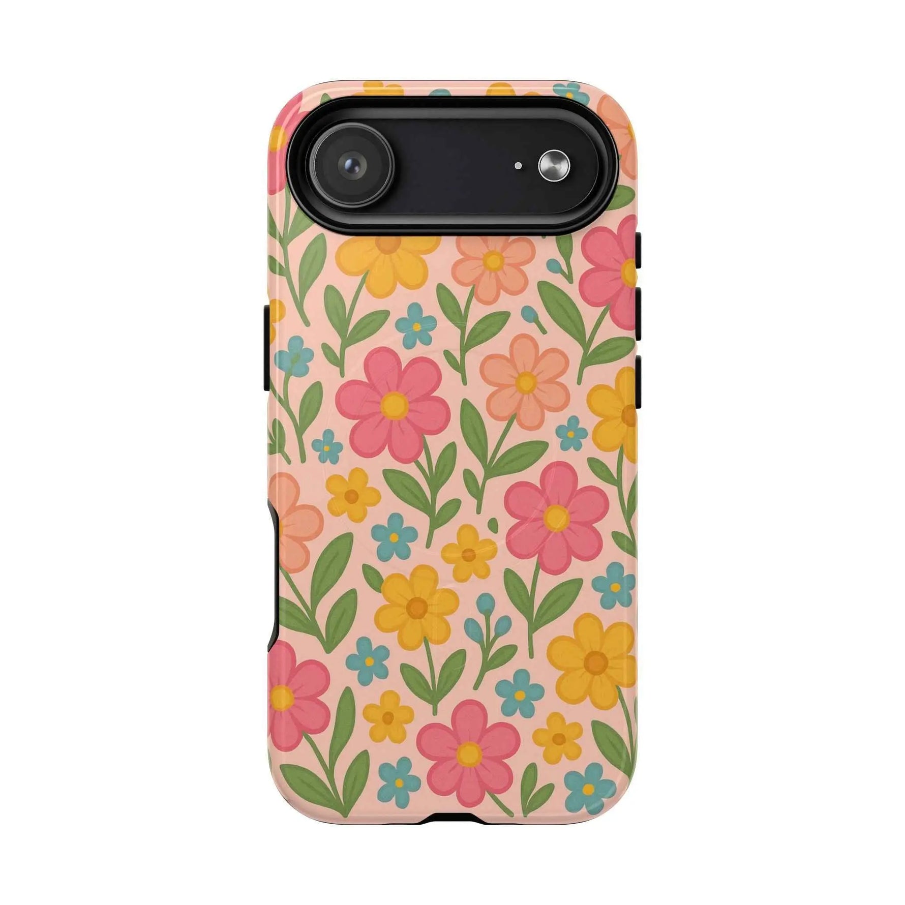 Floral Tough Magnetic MagSafe Phone Case - Stylish Protection for Everyday Use