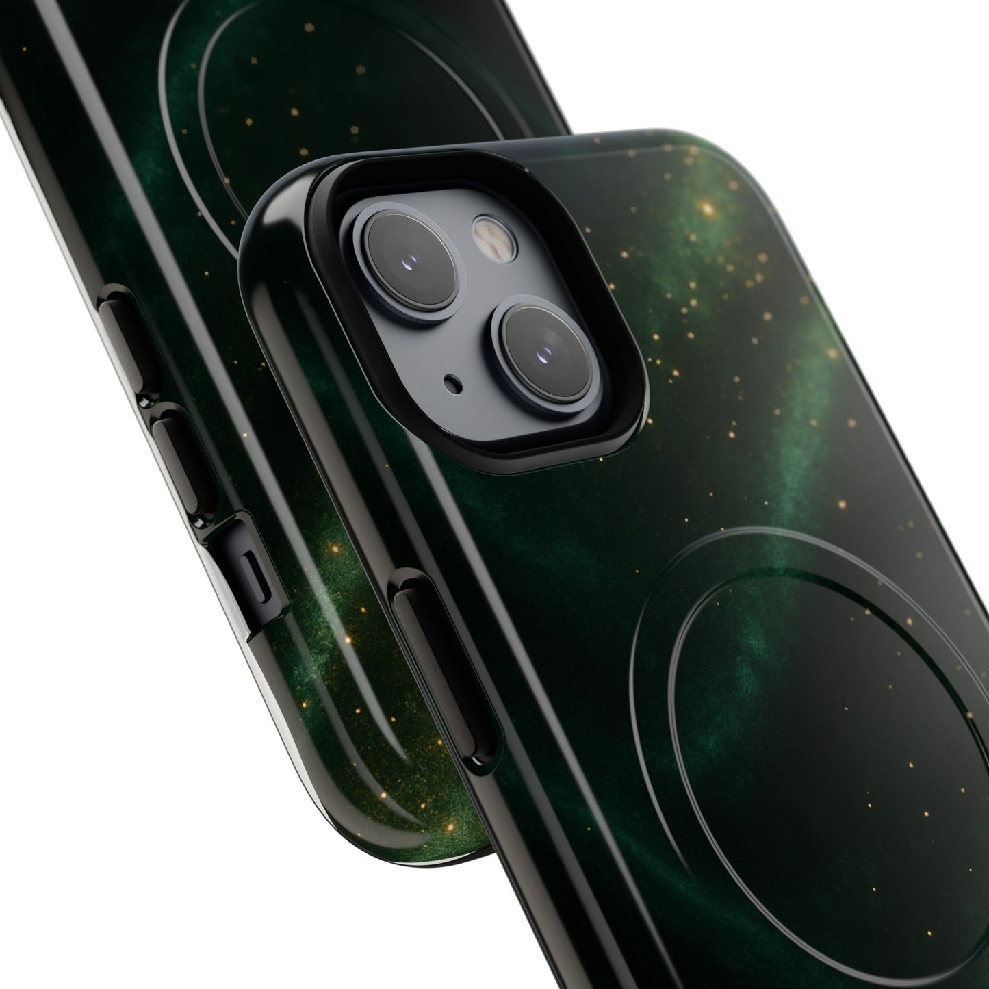 Luxury Series Emerald Galaxy iPhone Case with MagSafe - Shamo's