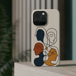 "Connected Lines" Minimalist iPhone Case — MagSafe, Magnetic Impact-Resistant  Shamo's