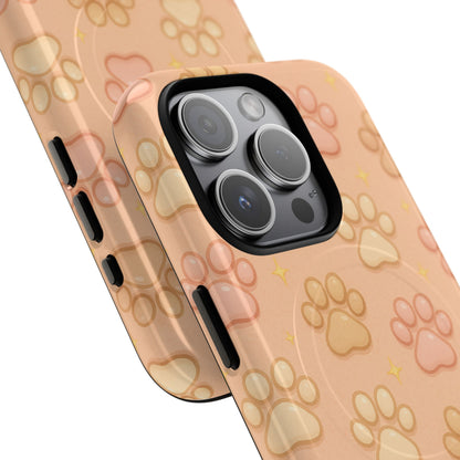 Pawfect Pattern Tough iPhone Case compatible with MagSafe - Shamo's