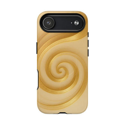 Luxury Series Swirl Gold iPhone Case compatible with MagSafe - Shamo's