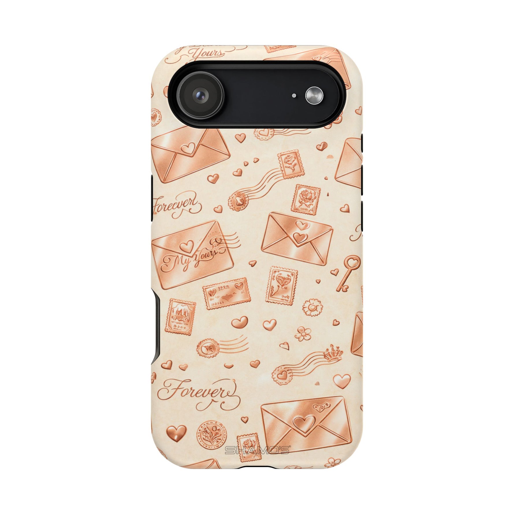 Vintage Love Letter iPhone Case — MagSafe Compatible, Impact-Resistant & Shockproof - iPhone 17 Air / Matte - Shamo's