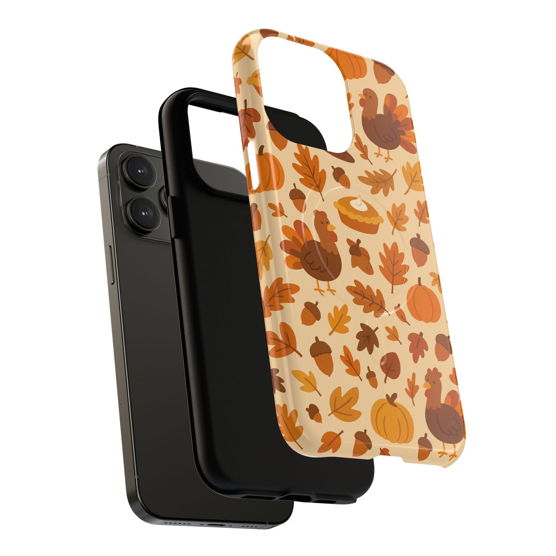 Thanksgiving-Themed Tough Magnetic iPhone Case | Compatible with MagSafe - Shamo's