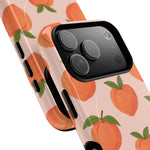 Funda con estampado de melocotón para iPhone | Compatible con MagSafe