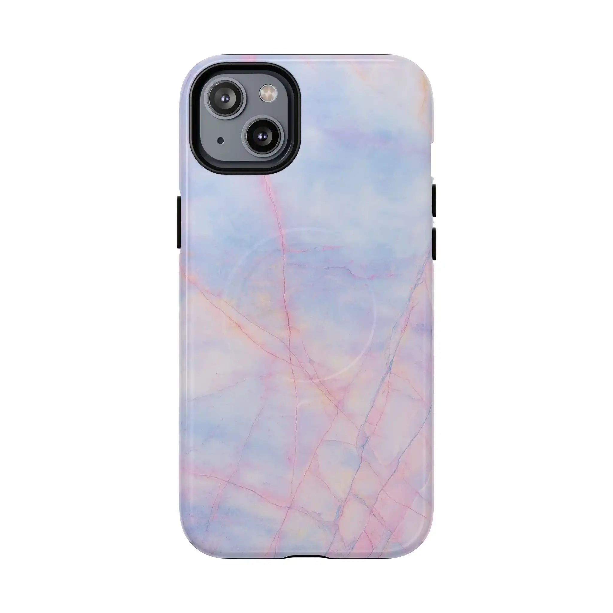 Pastel Marble iPhone Cover (MagSafe Compatible)  Shamo's iPhone 14 Plus / Glossy