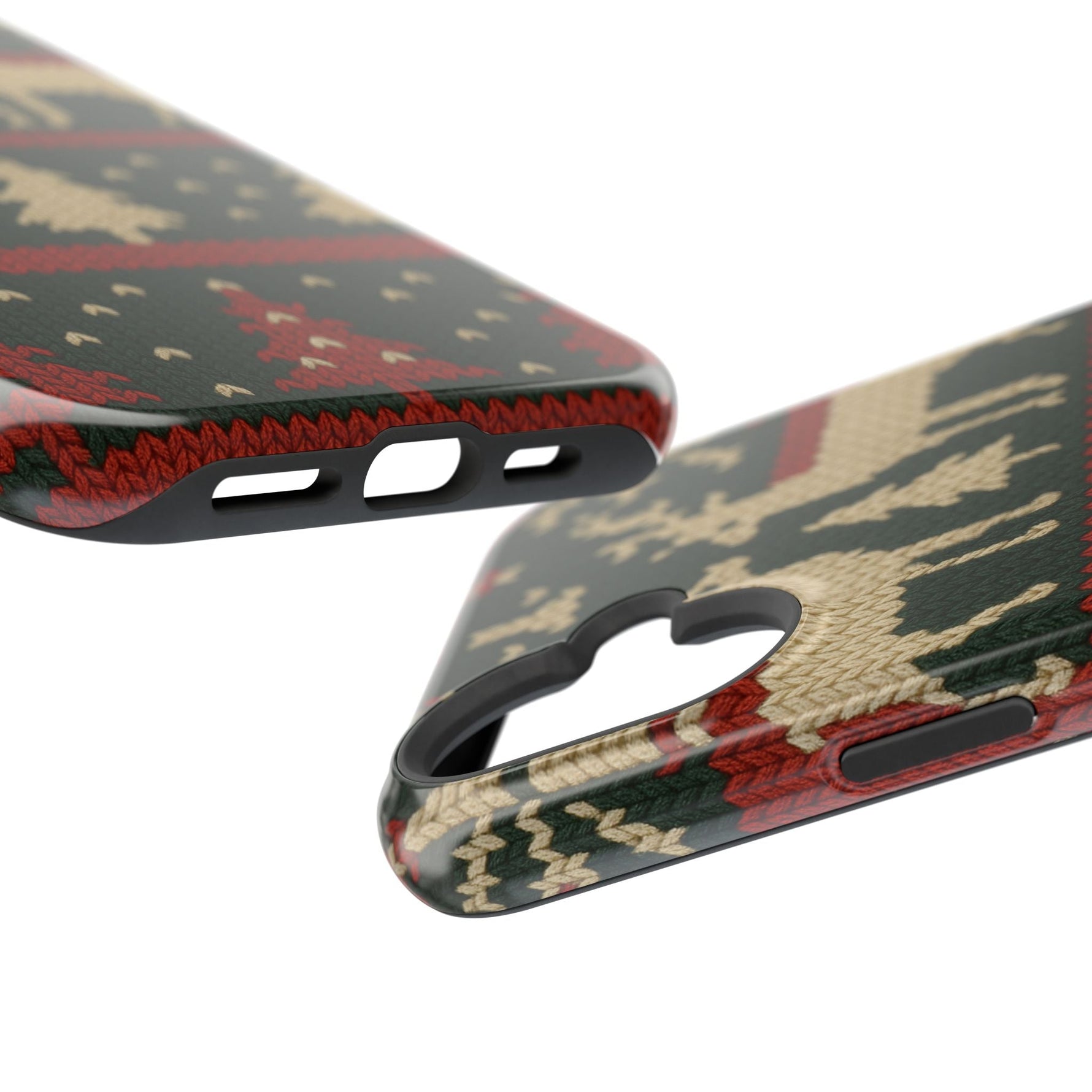 Holiday Reindeer Knit iPhone Case | compatible with MagSafe  Shamo's
