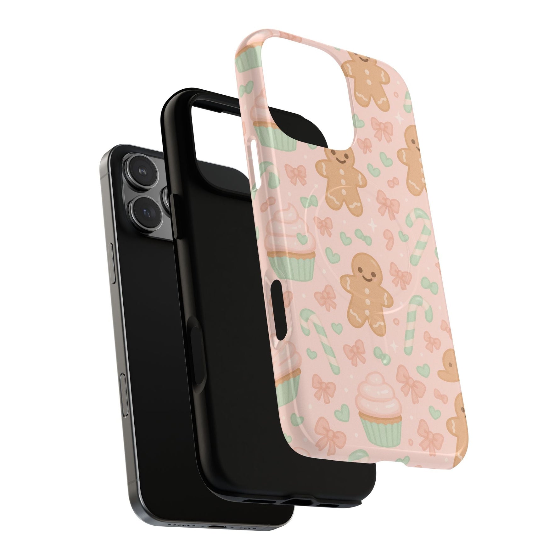 Gingerbread Candy Holiday Tough iPhone Case | compatible with MagSafe  Shamo's