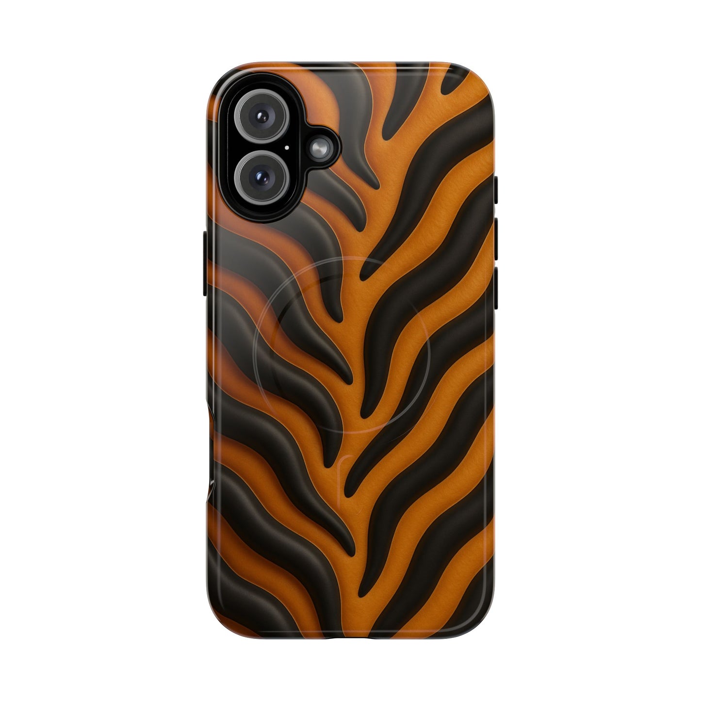 Fierce Tiger Striped iPhone Case - Works with MagSafe