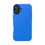 Cobalt Pop Blue Solid Color Impact-Resistant iPhone Case | Slim Shockproof MagSafe-Compatible