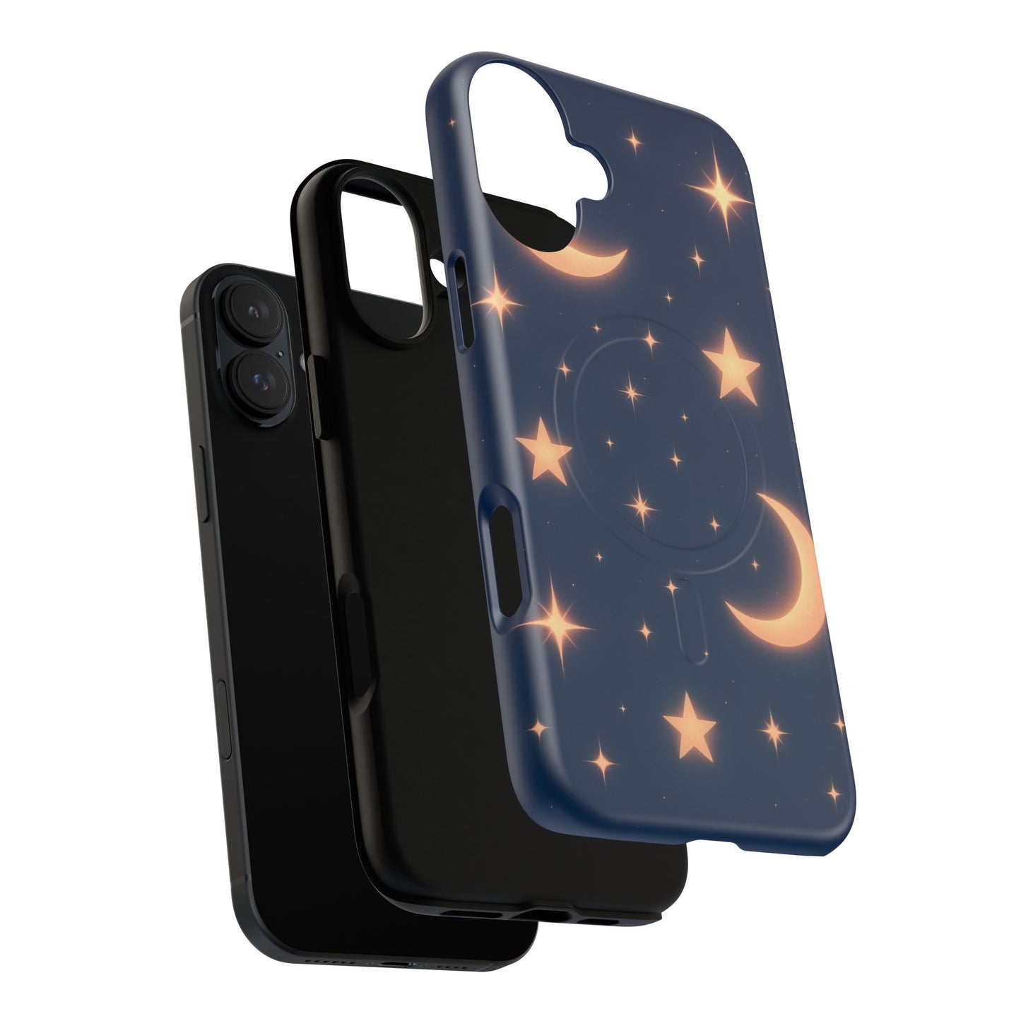 Moon Glow Magic Case for iPhone - Star and Moon Design | MagSafe