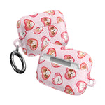 Puppy Hearts AirPod Case, Pink Valentine Pet Pattern