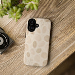 Neutral Pebble Pattern Tough iPhone Case  Shamo's