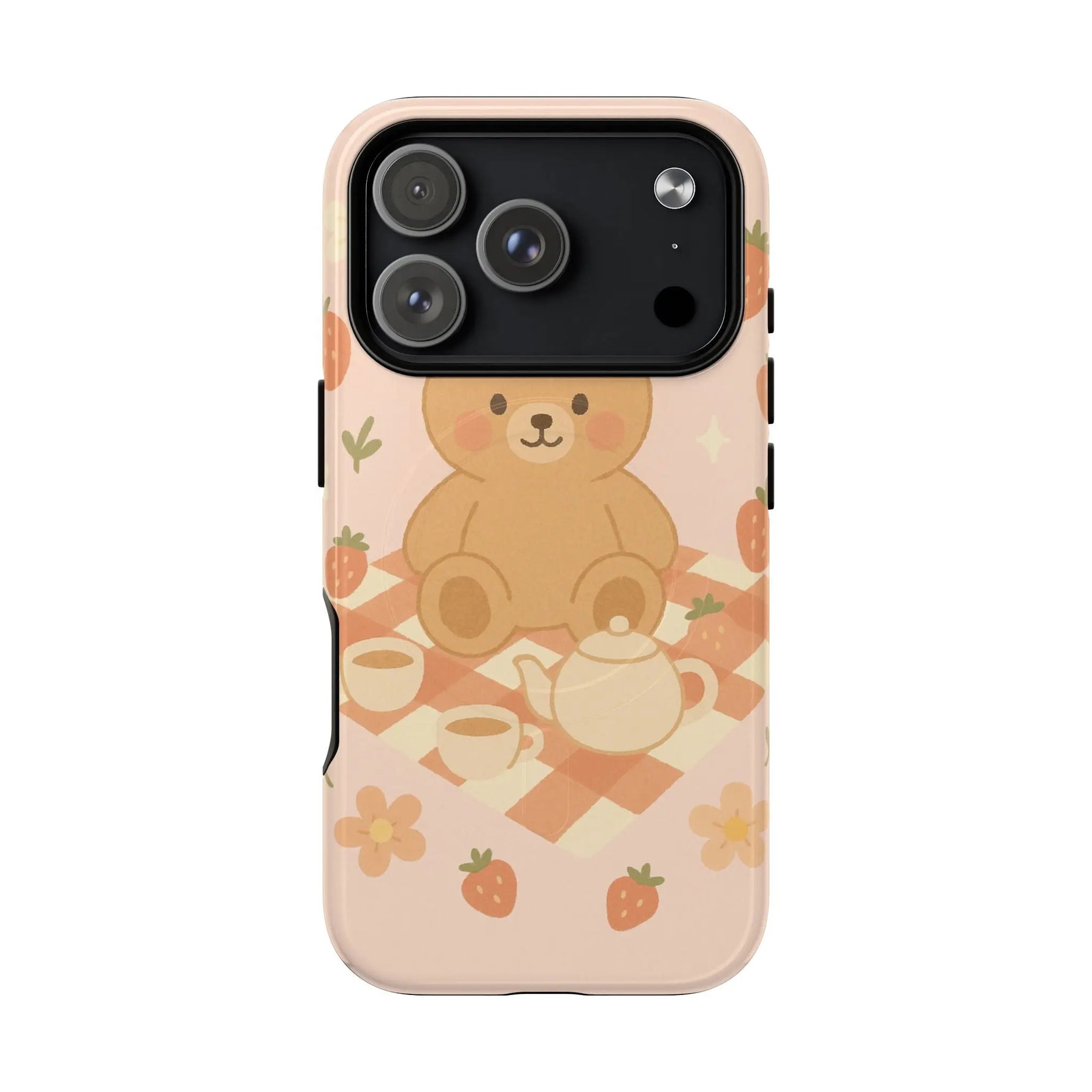 Blossom Bear Picnic iPhone Case with MagSafe - Shamo's