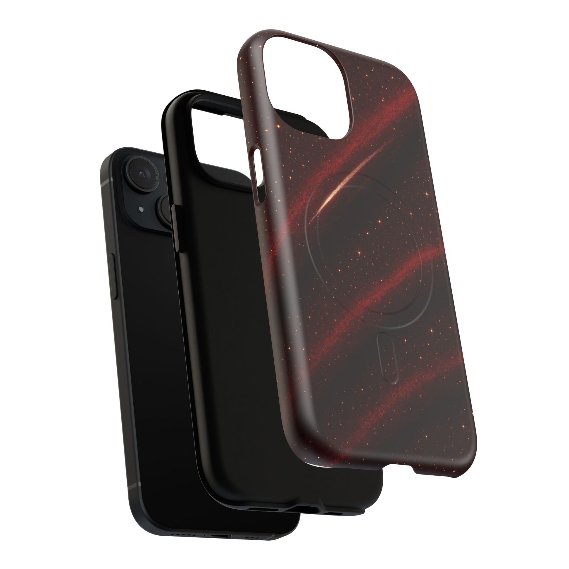 Red Nebula iPhone Case with MagSafe - Shamo's