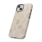 Neutral Pebble Pattern Tough iPhone Case  Shamo's