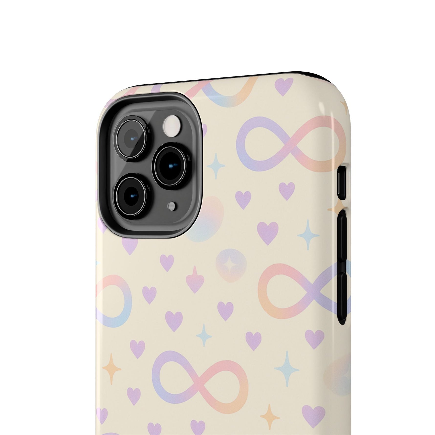 Infinity Pattern Tough Phone Case — Pastel Hearts & Stars  Shamo's