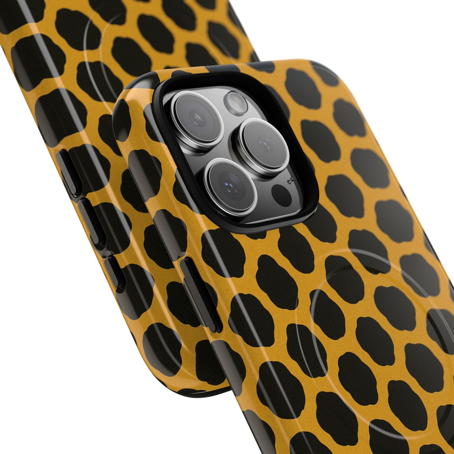 Stylish Leopard Pattern Magnetic iPhone Case | Compatible with MagSafe