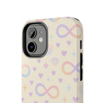 Infinity Pattern Tough Phone Case — Pastel Hearts & Stars  Shamo's