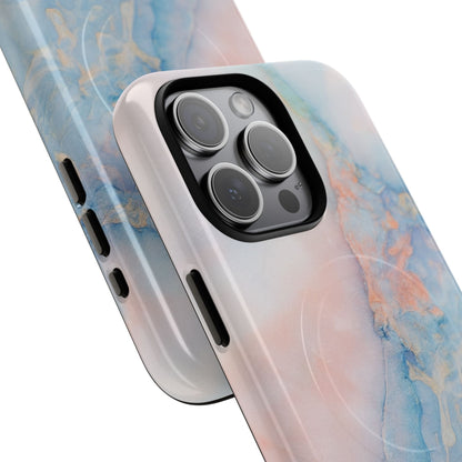 Marble Pastel iPhone Case (MagSafe compatible)
