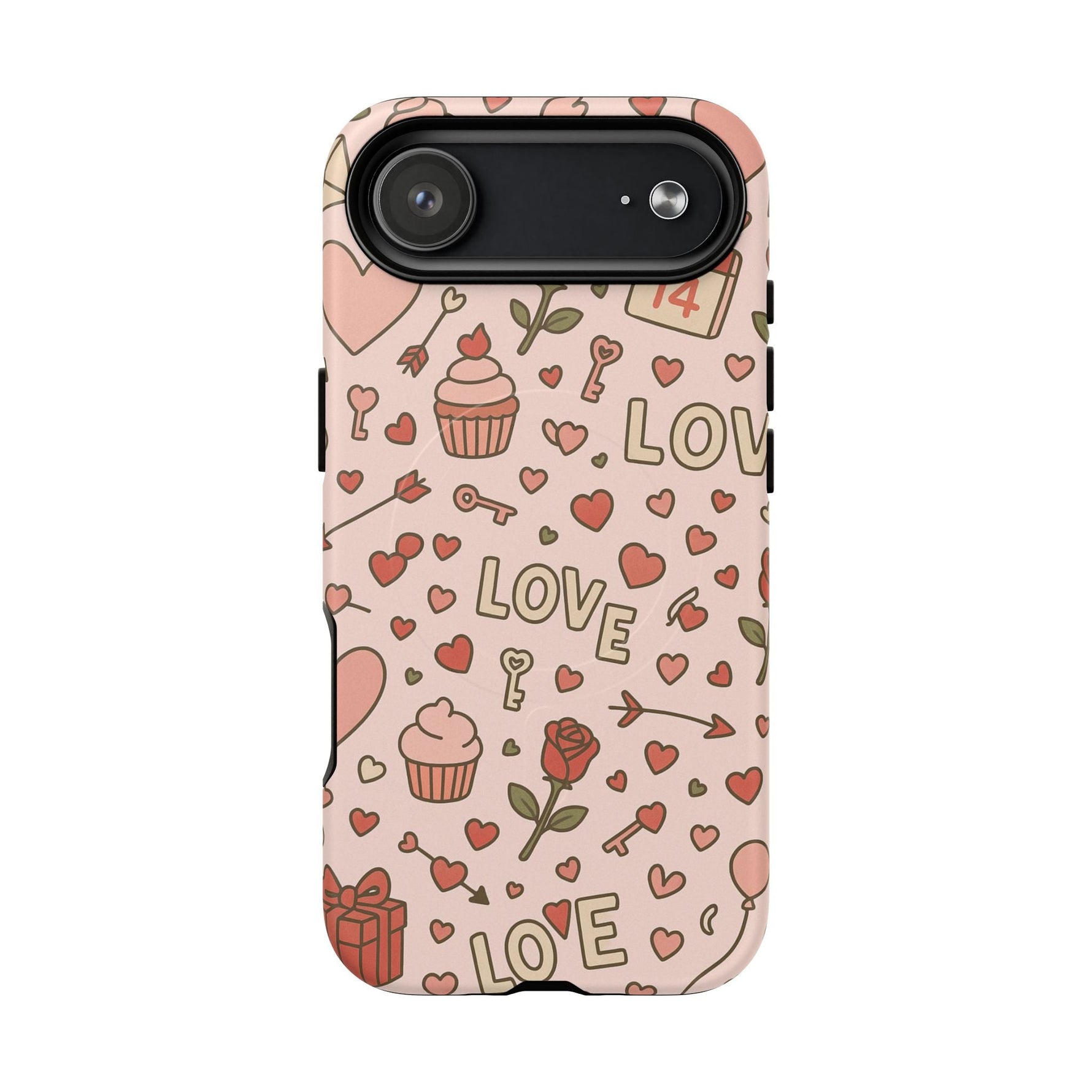 Sweet Love Pattern iPhone Case (MagSafe compatible)  Shamo's iPhone 17 Air / Matte