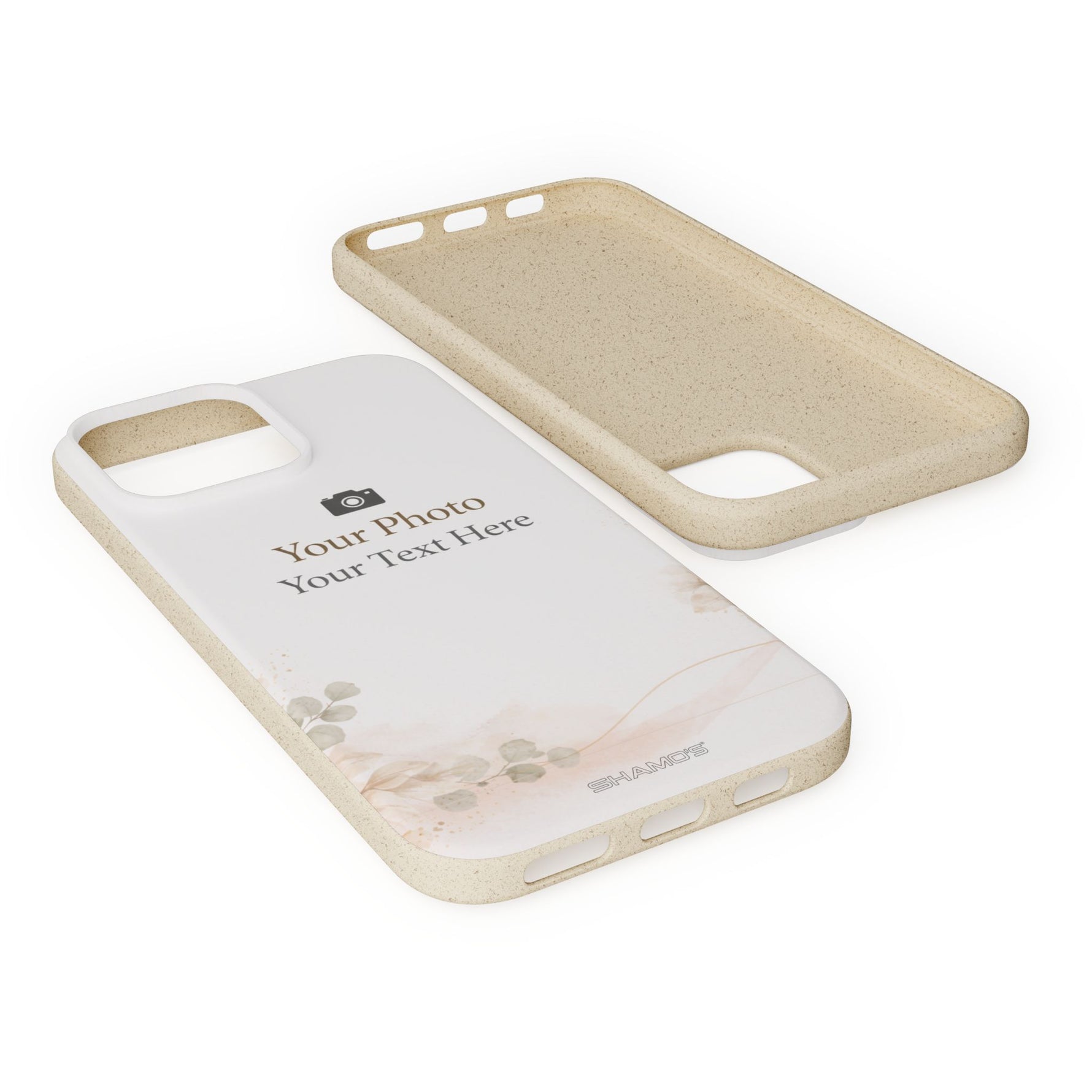 Personalizable Biodegradable Custom Phone Case | Add your own Photo and Text - iPhone 17 Pro Max - Shamo's