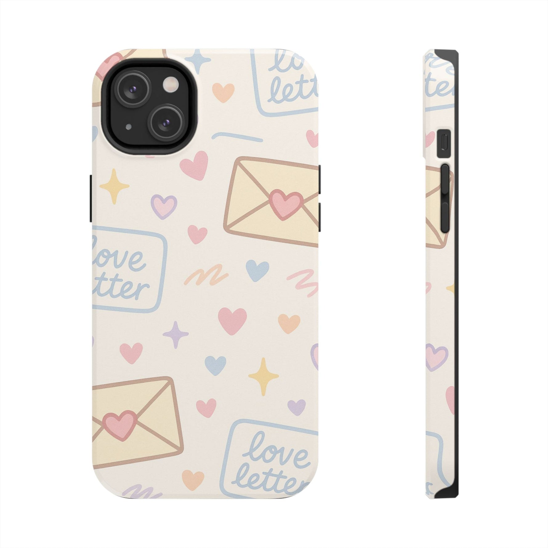 Pastel Love Letter Hearts Impact Phone Case  Shamo's iPhone 14 Plus