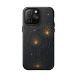 Gold Fireworks Celebration iPhone Case with MagSafe - Shamo's