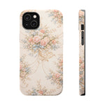 Floral Vintage Rose Phone Case, MagSafe Impact-Resistant - iPhone 14 Plus / Matte - Shamo's