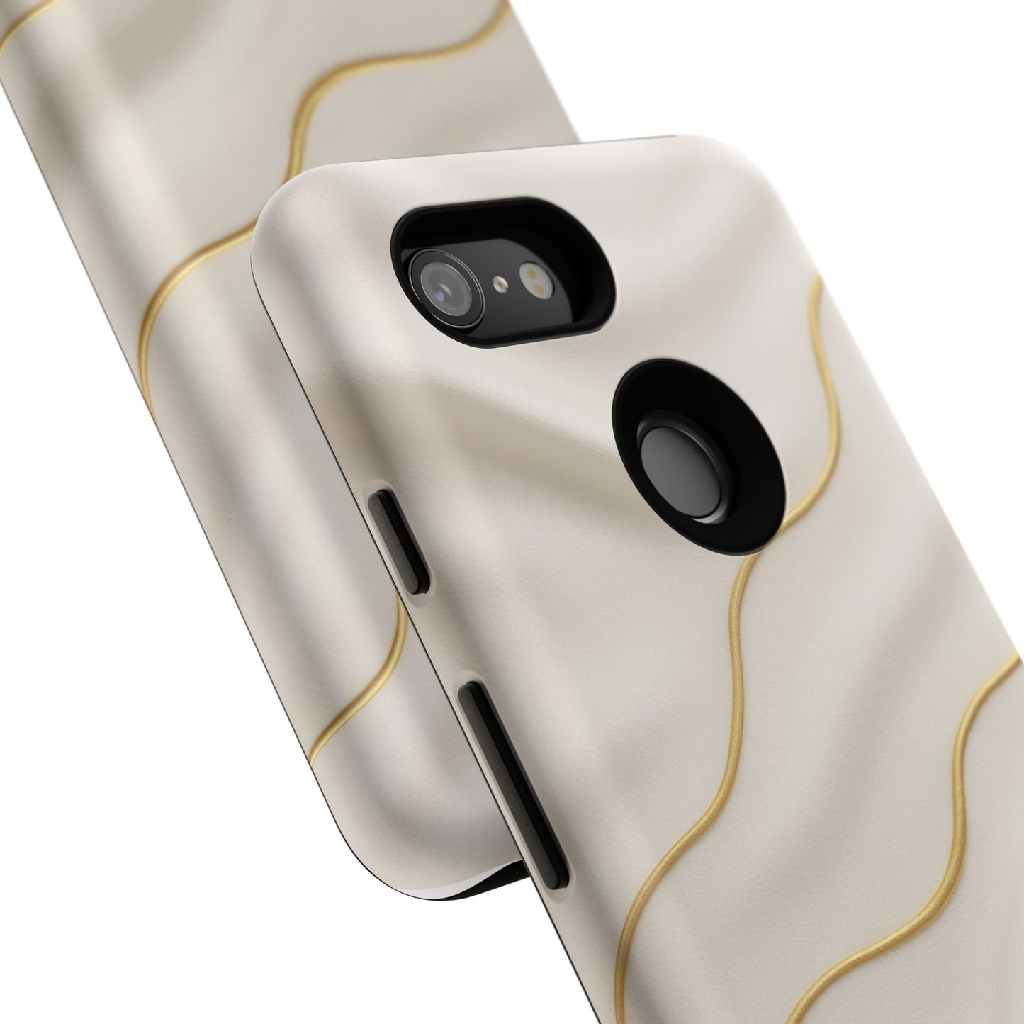 Elegant Gold Wave Tough iPhone Case