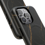 Black & Gold Marble iPhone Case with MagSafe - Shamo's