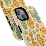 Mexico Hand-Drawn Cactus Pattern iPhone Case – Cute Desert Guitar & Sombrero Design | with MagSafe  Shamo's